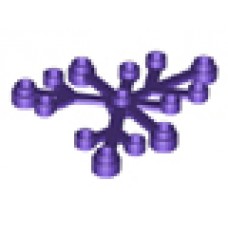 Part 2417 Dark Purple Plant Leaves 6 x 5 